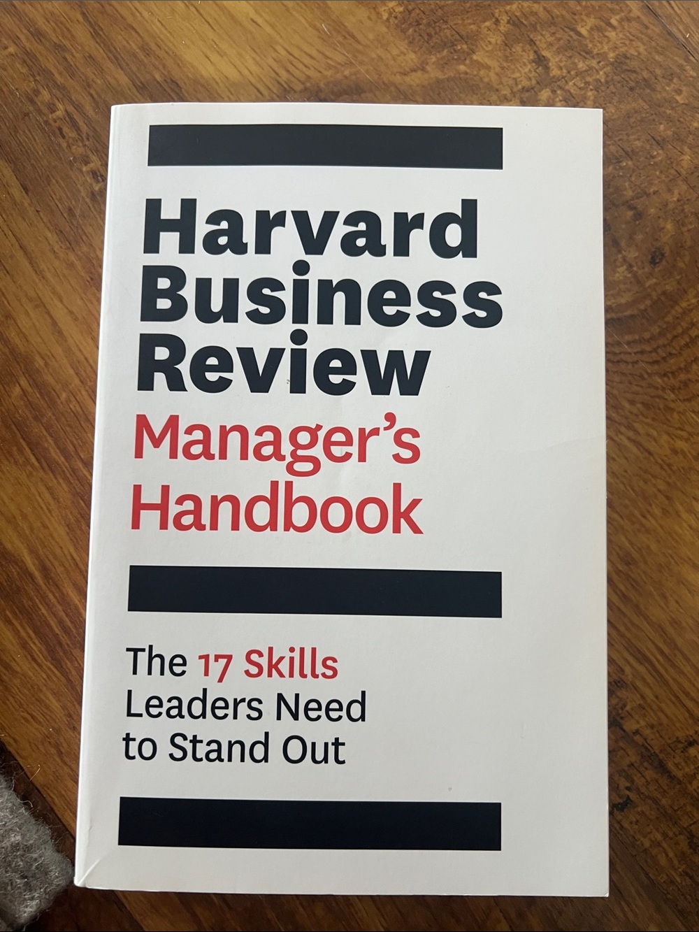 Harvard Business Review Manager's Handbook - White & Red Cover